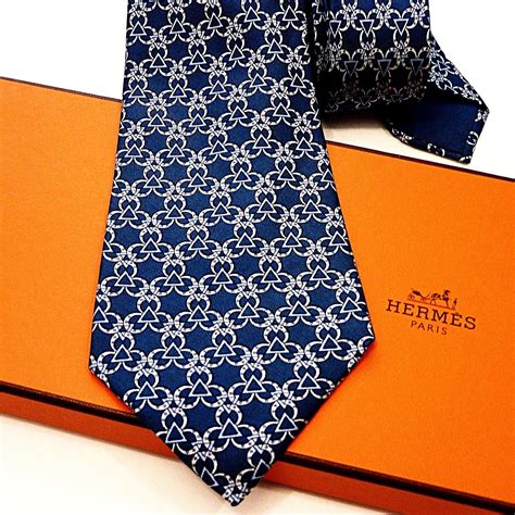 authentic hermes tie